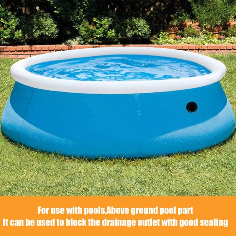 Swimming Pool Pump Strainer Hole Plug Water Stopper for Intex Above-ground Pools | Спорт и развлечения