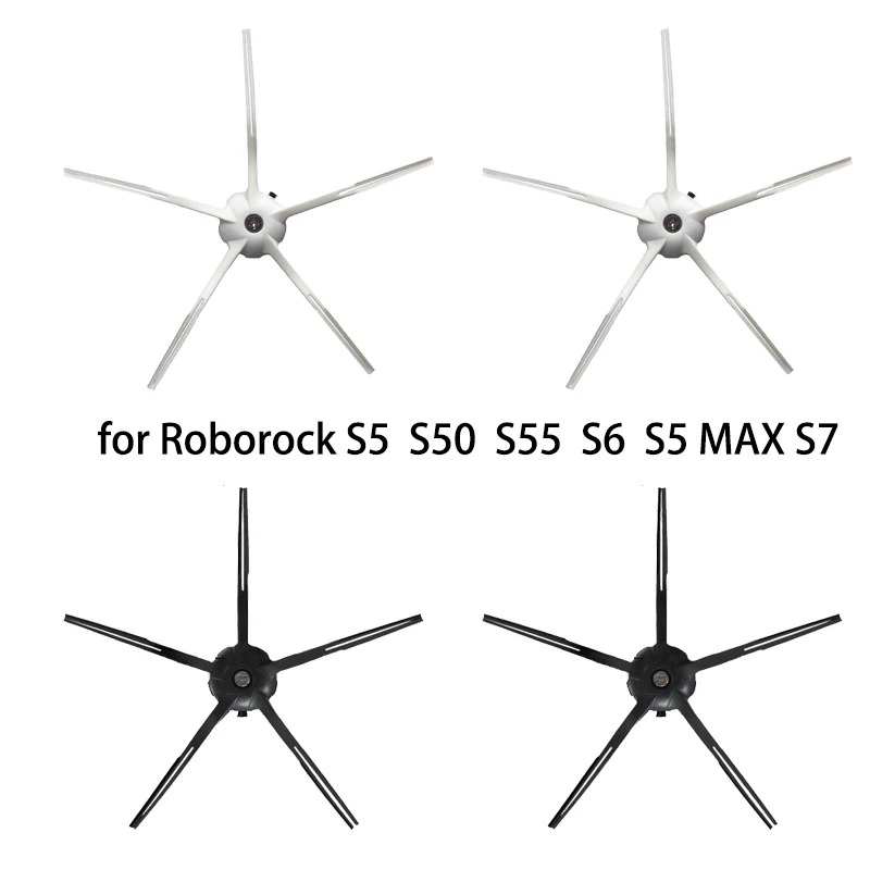 

4 шт. новые боковые щетки для пылесоса Roborock S5 Roborock S50 Roborock S55 Roborock S6 Roborock S5 MAX S7
