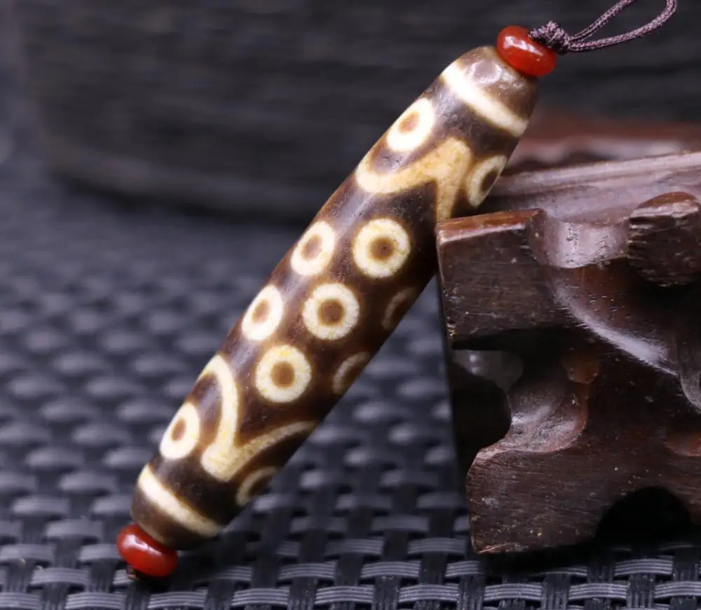 Сокровище Волшебная Мощность Magic LKbrother Тибетский Старый Агат 21 глаз 2 полосатые