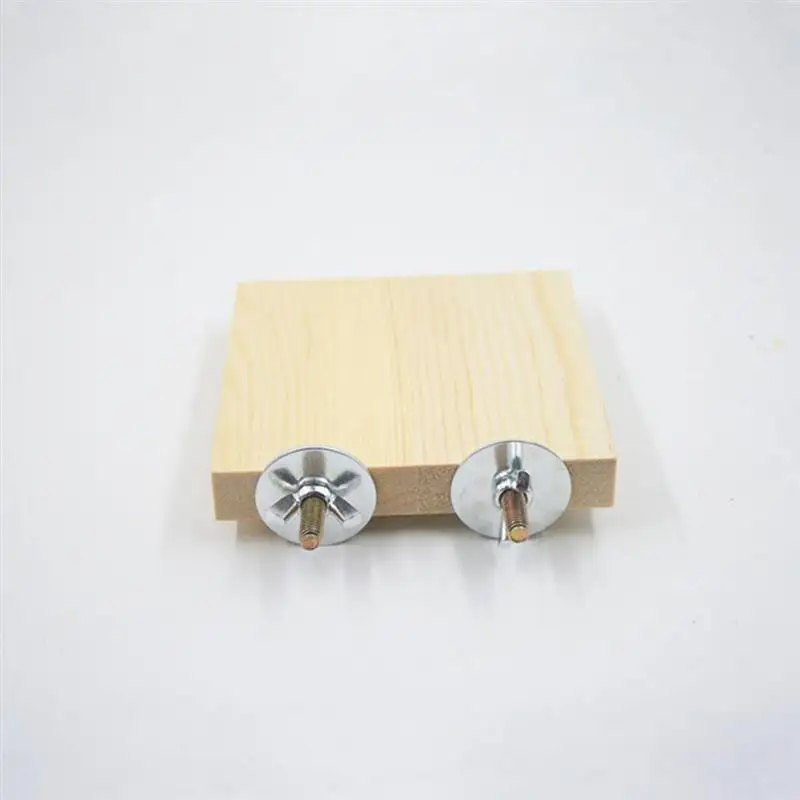 

Hot Sales Parrot Stand Platform Wooden Square Bird Corner Shelf Small Animal Cage Platform Pet Cage Rest Mat For Cages Supplies