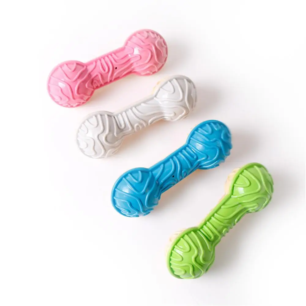 

Безопасная жевательная игрушка для собак из термопластичной резины, цветной костный шарик, коренной чистый зуб, палка, пищащая, травяющая щ...