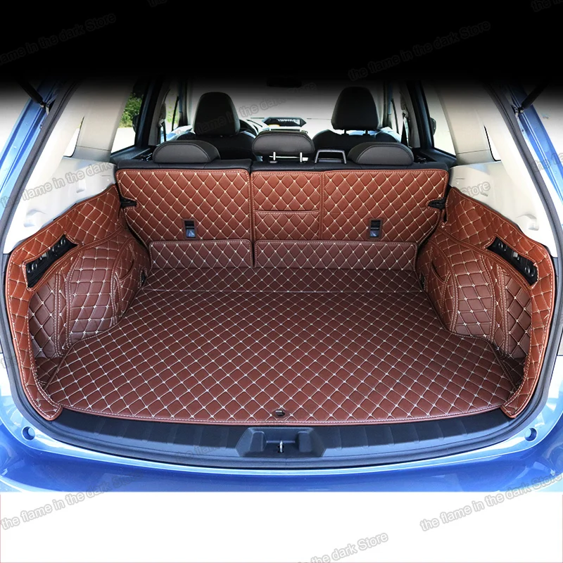 Коврик для багажника из волоконной кожи lsrtw2017 subaru forester 2019 2020 SK 2021|Лепнина
