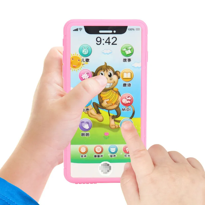 Дети Smart Touch Экран мобильный телефон игрушка многофункциональная имитационная