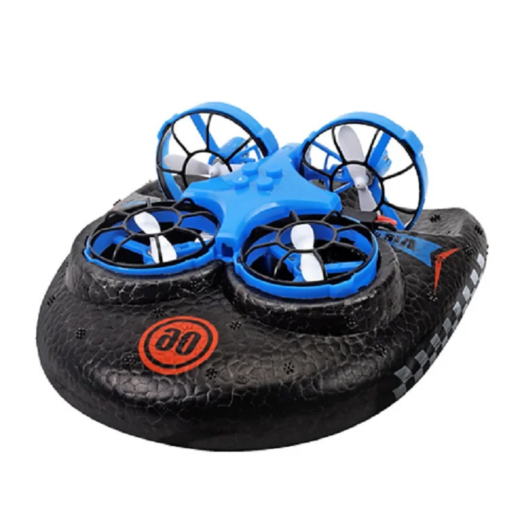 Обновленный 3 в 1 2 4 г маленький беспилотный вертолет на воздушной подушке режим