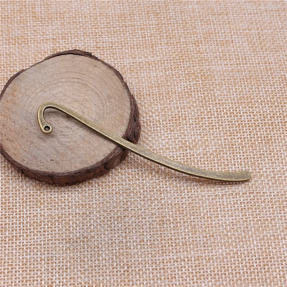 

5pcs 86mm Charm Bookmarks Simple Glossy Bookmarks For Jewelry Making Antique Silver Plated Glossy Bookmarks Charm