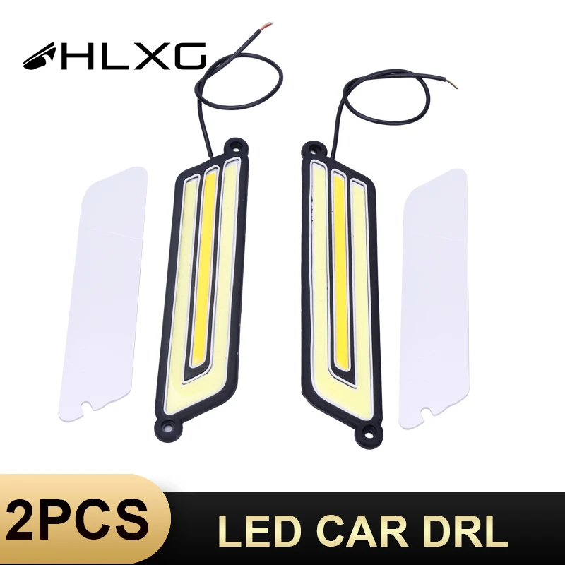 HLXG DRL 2X новые дневные ходовые огни автомобильный Стайлинг двойной цвет свет 12 В