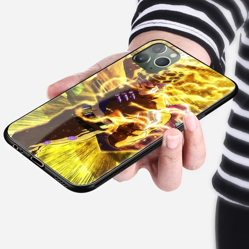 Мягкий силиконовый стеклянный чехол для телефона Rohan Kishibe JoJo's Surprise iPhone SE 6s 7 8 Plus X