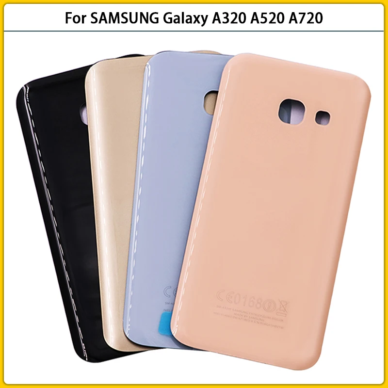 10 шт. новый задний корпус A520 для SAMSUNG Galaxy A3 A5 A7 2017 A320 A720 Стеклянная Крышка