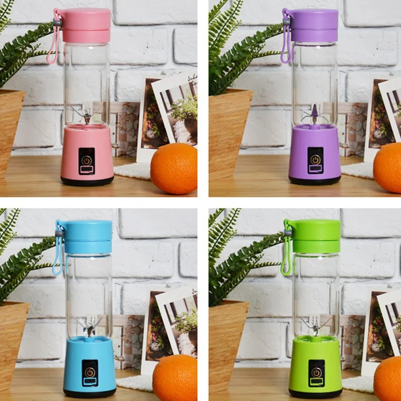 Портативная электрическая соковыжималка для фруктов USB ручной блендер овощного