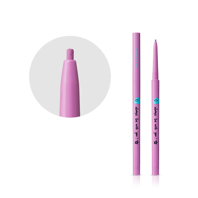 Цветная подводка для глаз FLORTTE гелевая ручка шелковистая коричневого цвета