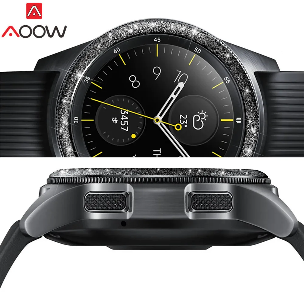 Ободок кольцо стиль для samsung Galaxy Watch 42 мм/шестерни Спорт клейкая крышка против царапин Нержавеющая сталь защита аксессуары