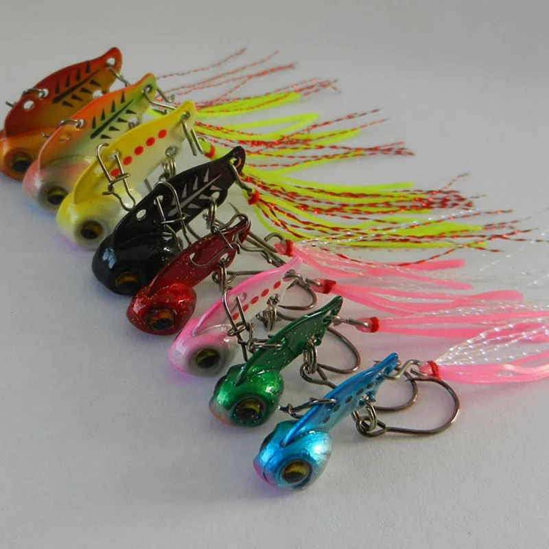 1 шт. металлическая блесна VIB вибрационная ложка приманка для рыбалки с крючком