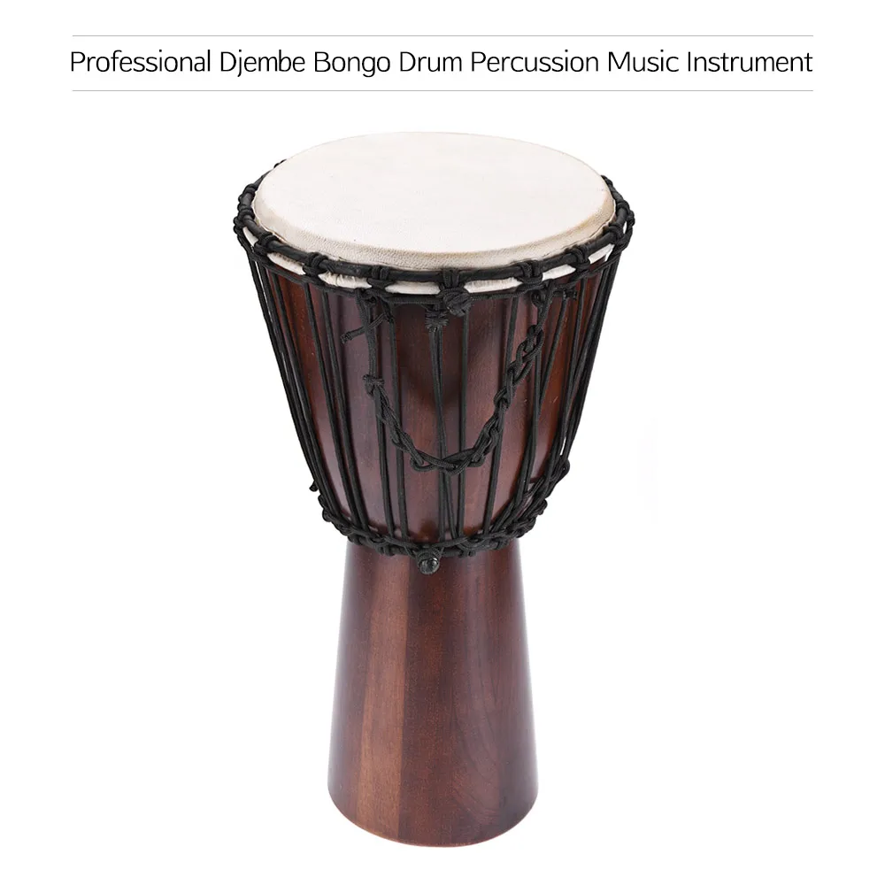 Профессиональный 1" Африканский Djembe ручной Bongo барабан ударный музыкальный инструмент выберите лиственных пород тела козлиной головы