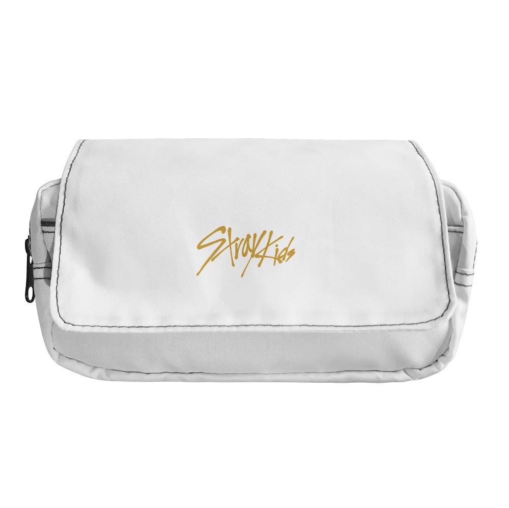 

Fashion Stray Kids School large clutch bag, suitable for girls, boys, teenagers, cute double Kawaii bag, college Kawaii