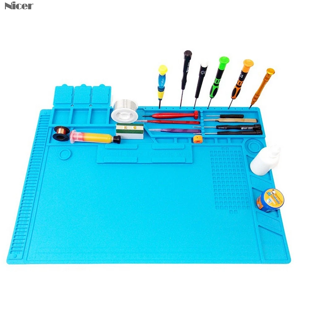 

ESD Heat Insulation Working Mat Heat-resistant BGA Soldering Station Repair Insulation Pad Insulator Pad Maintenance Platform