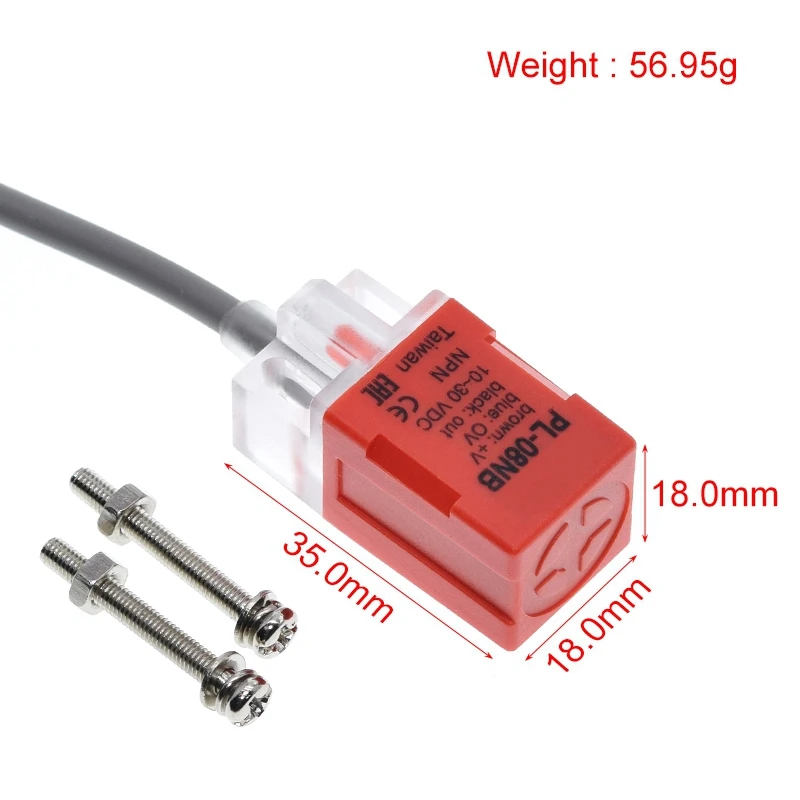 PL-08N2 8 мм Измерение постоянного тока Силовые транзисторы NPN NC Форме Призмы для