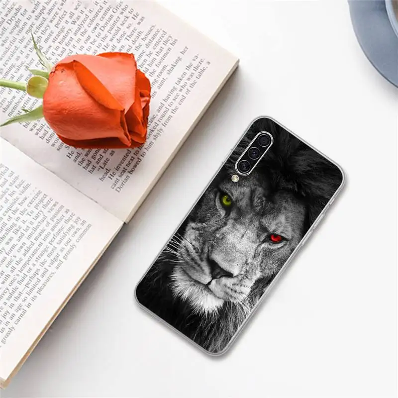 

Lion tiger animal cool shell Phone Case For Samsung A S M Note 9 10 20 fe 21 71 30 ultra plus 5g 11 31 51 s