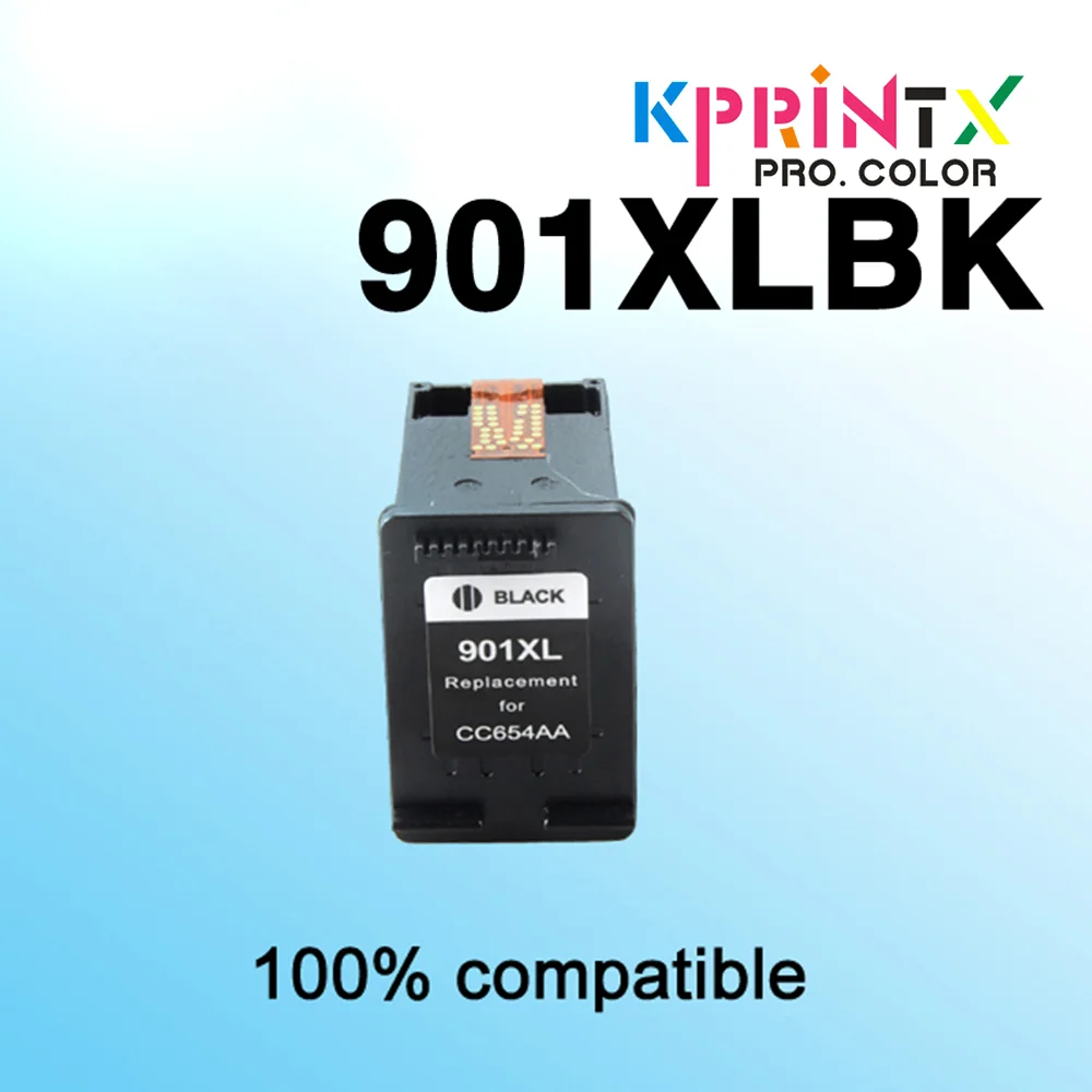 1x 901 black compatible for hp901 901xl ink cartridge DJ 4600 4660 4680 | Компьютеры и офис