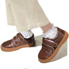 PEKNY BOSAгибкая обувь из натуральной кожи; обувь для маленьких девочек и мальчиков; zapatillas; обувь для детей; Размер 25-35