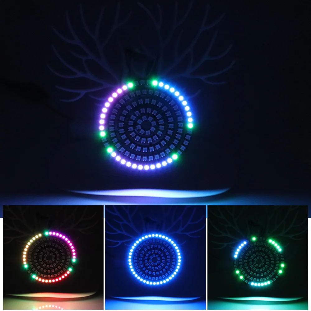5 в постоянного тока WS2812B светодиодный модуль 5050 RGB пиксельсветодиодный