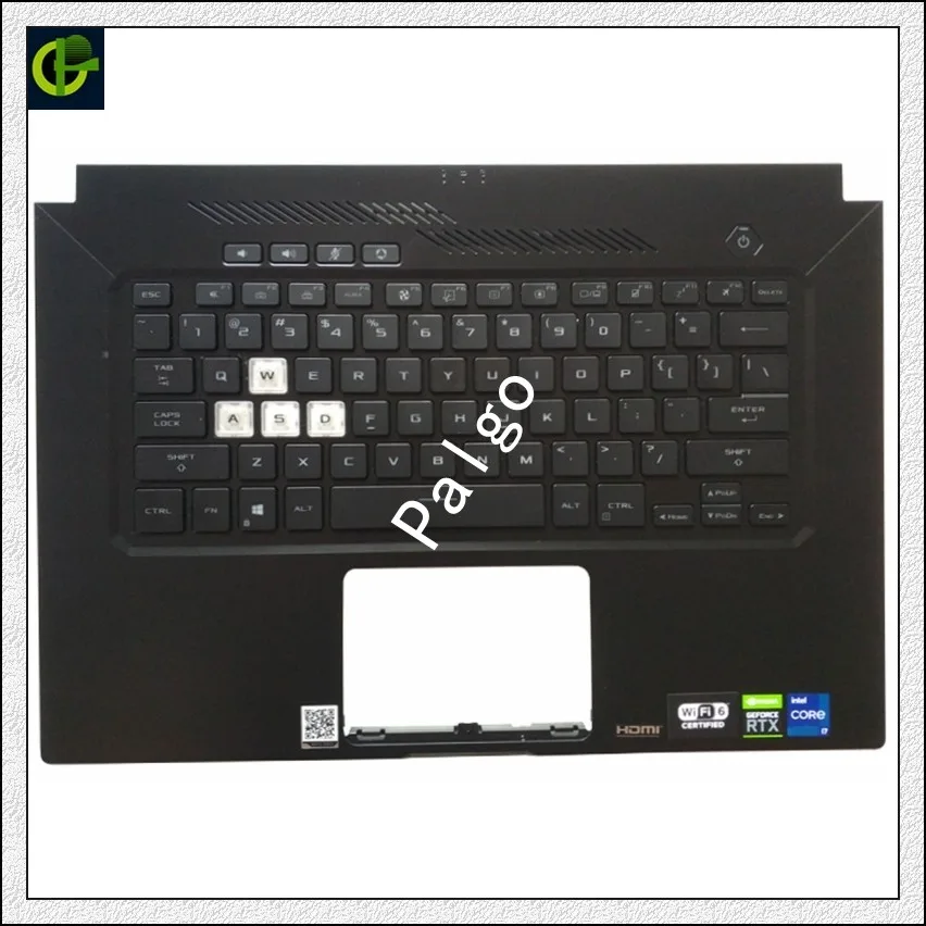 Клавиатура с английской подсветкой для Asus TUF DASH Air GAMING F15 FX516P FX516 FA516 fx516pr fx516pm US