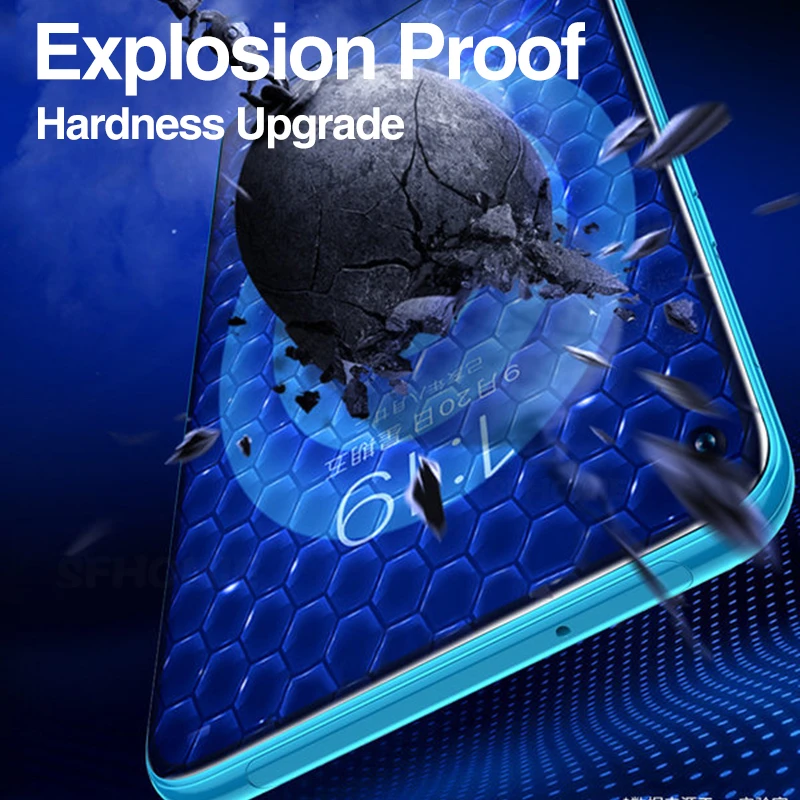 4pcs full protective glass for xiaomi redmi note 10 8 7 9s 9 pro max tempered screen protector for redmi 9 poco x3 nfc pro glass free global shipping