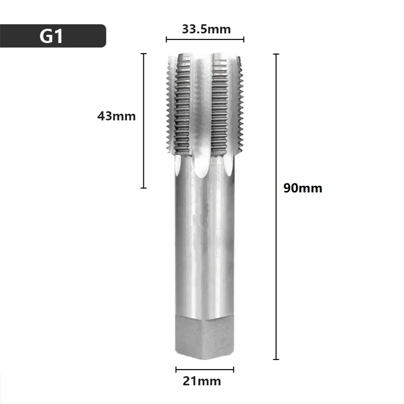 CMCP HSS коническая труба G1/8 1/2 3/4 1 BSP Металлические винтовые резьбовые режущие