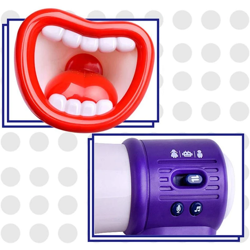 Hot Mini Funny Vocal Toys Voice Changer Loudspeaker Recording Gift Three Sound Effects Variable For Children Kids | Электроника