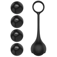 stronger glans trainer penis extender cock ring 4 ball heavy weight hanger stretcher enlargement silicone dumbbell sex for men