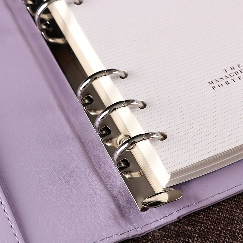 

A5 Weekly Monthly Planner Diary Classic Loose-Leaf-Ring-Binder Notebook Cover