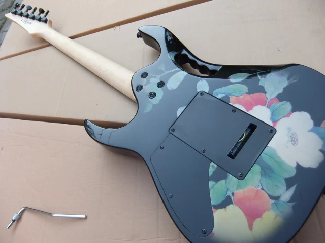 Оптовая продажа модель электрической гитары Jemseries с 3 звукоснимателями Абалон