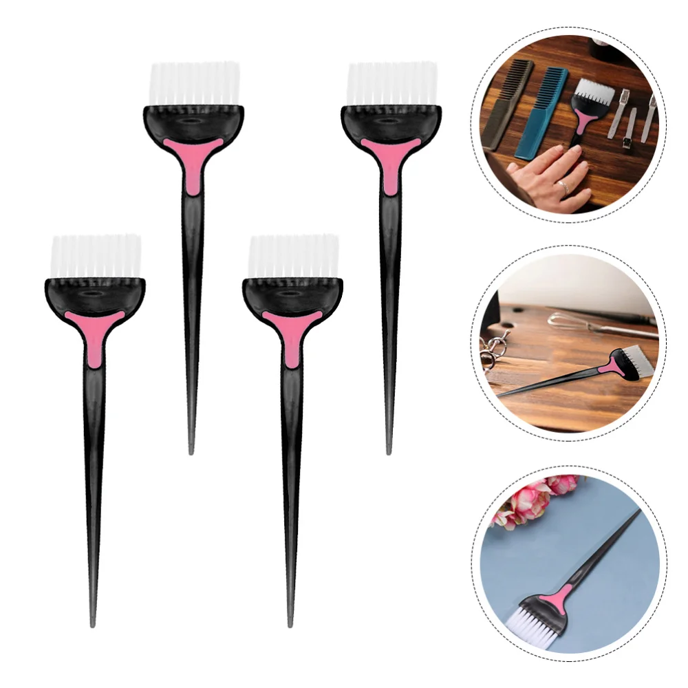 

4Pcs Hair Dye Coloring Brush Oiling Dyeing Comb Tool for Barbershop Home DIY