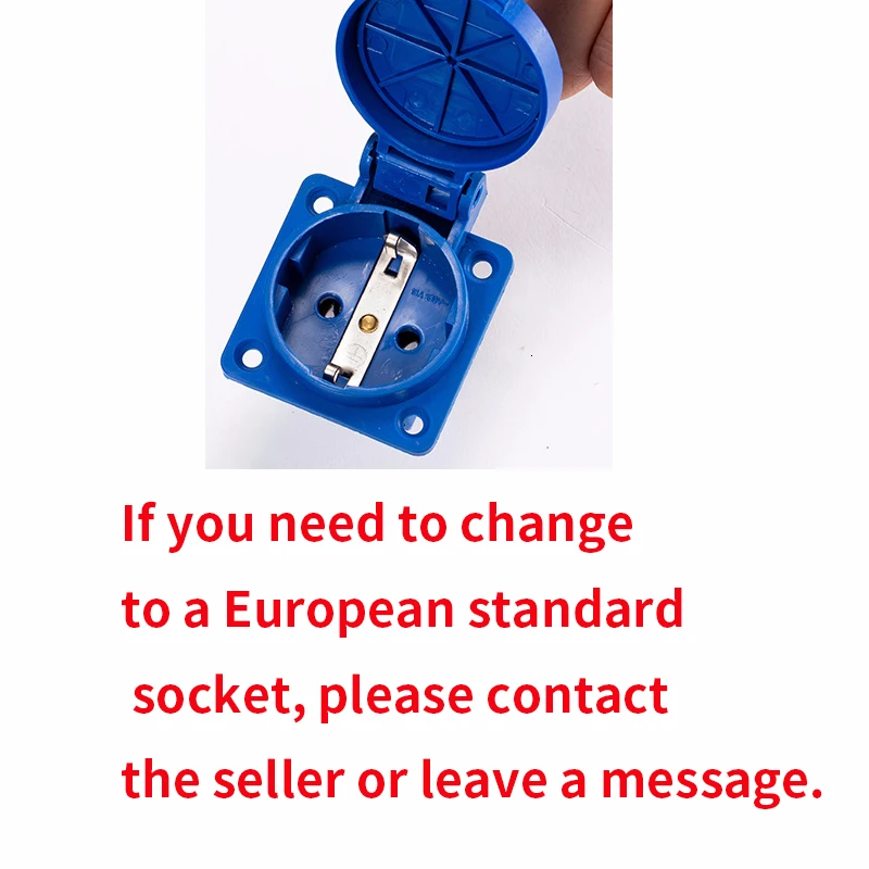 Внутренний и наружный портативный водонепроницаемый корпус розетки переносной