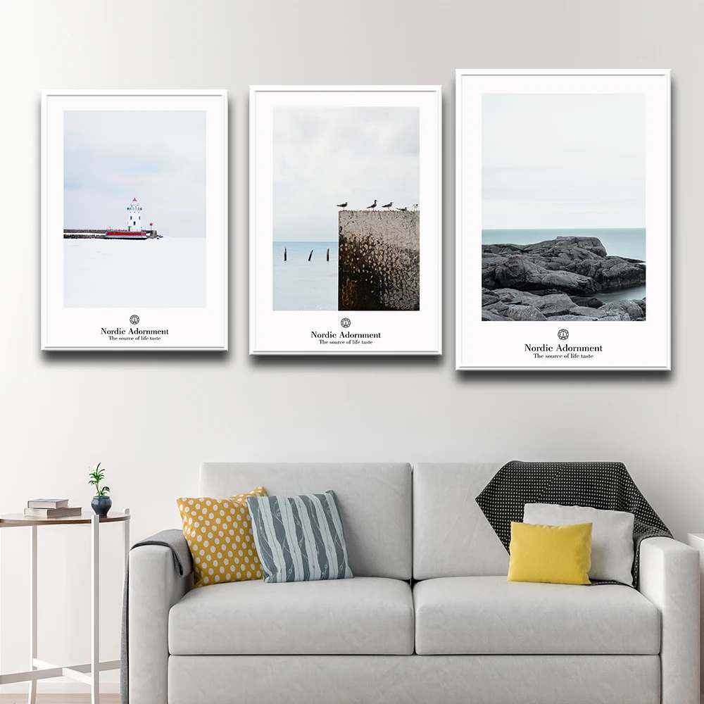 Современные изображения Морского Пейзажа для украшения дома|Рисование и