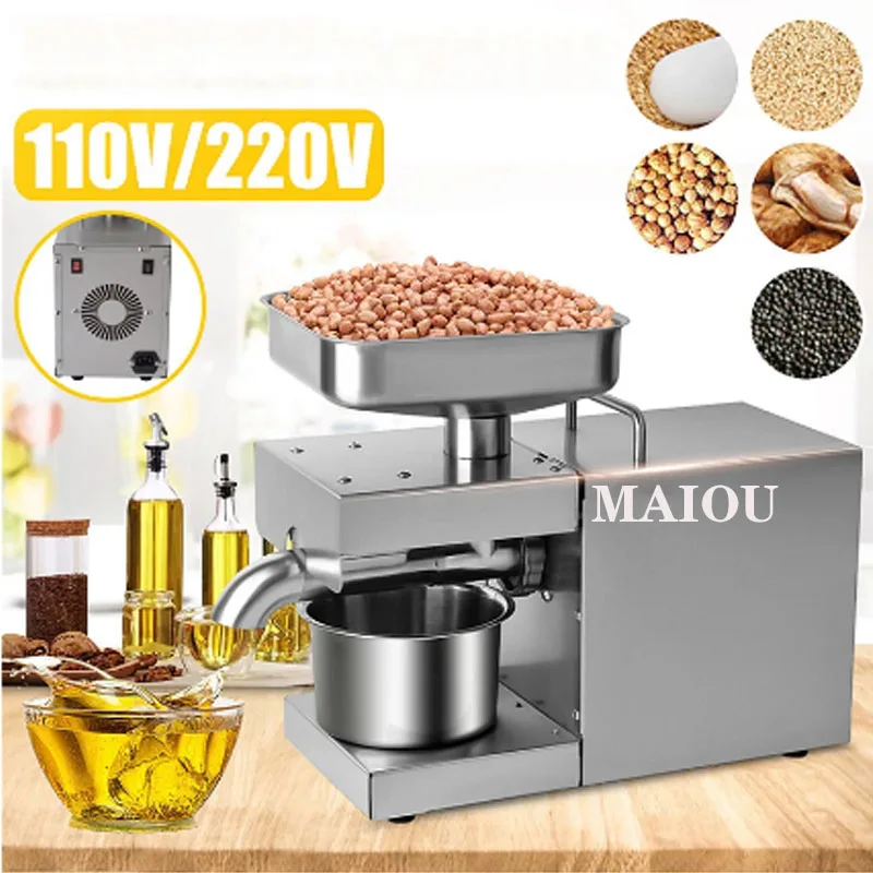 

Home/Commercial Oil Press Stainless Steel Oil Press Machine Automatic Oil Extraction Peanut Coconut Olive Extractor Expeller