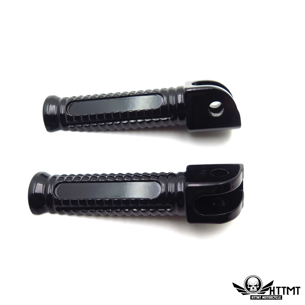 Черный цвет вид спереди Racing подножки для 1999 2007 Suzuki GSX 1300R Hayabusa 2008 2013 B King aftermarket