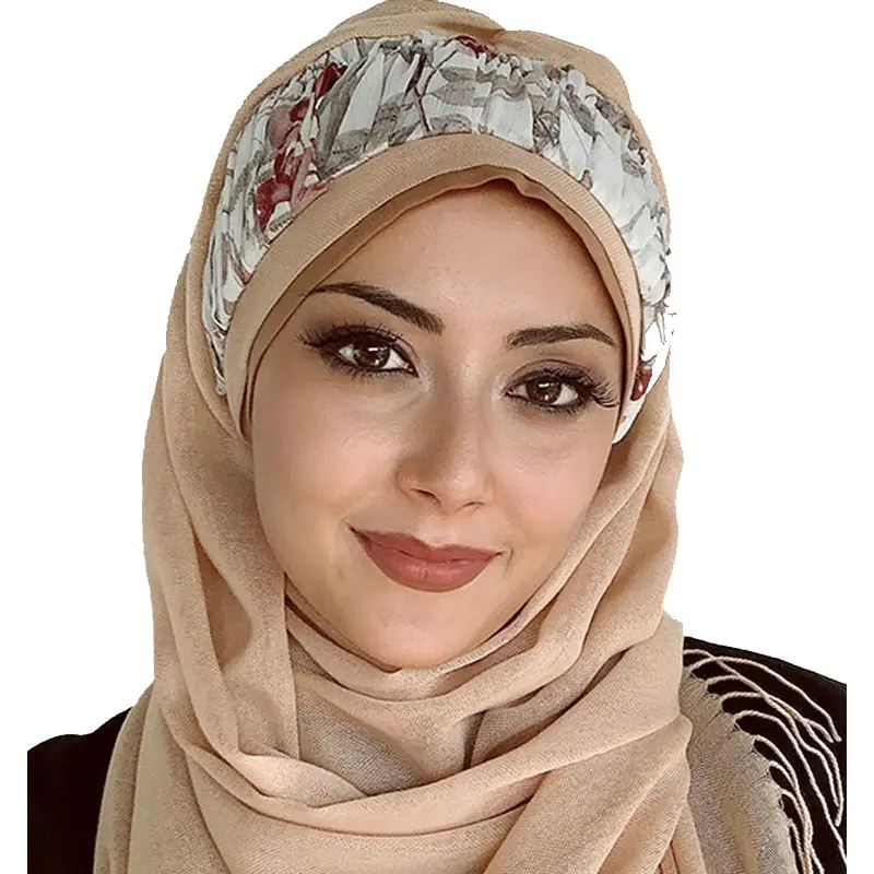 

Yeni Moda Hijab Kadın Müslüman Başörtüsü 2021 İslami Türban Chiffon Eşarp Şapka Fular Açık Sütlü Kahve Prenses Model Hazır Şal