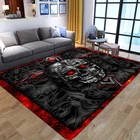 3D коврик с ужасным черепом, Детские геймерские большие ковры для дома, гостиной, спальни, коврики для ползания, детские игровые коврики