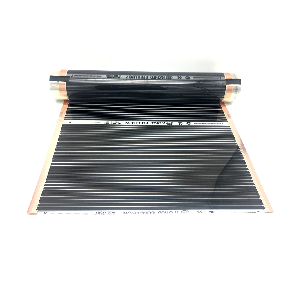 100m2 AC220V Infrared Underfloor Heating Film 1mX100m 220w/m2 Warm Floor Mat | Обустройство дома