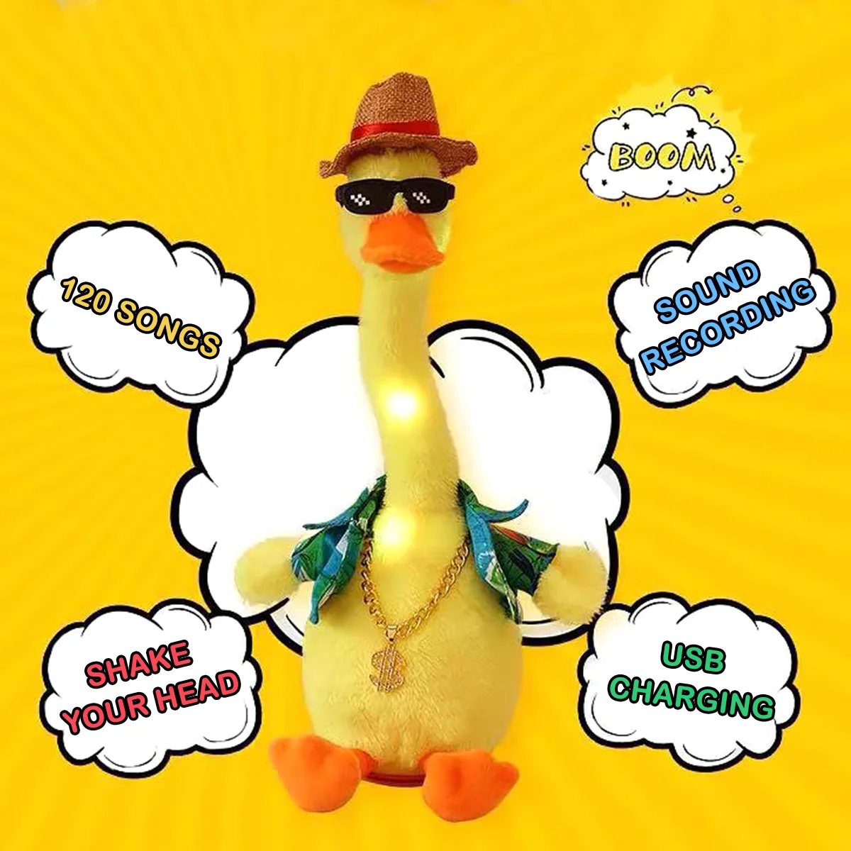 

Танцующие игрушки-кактусы, говорящие электронные плюшевые игрушки, говорящая новинка, веселая музыка, люминесцентные рождественские подар...