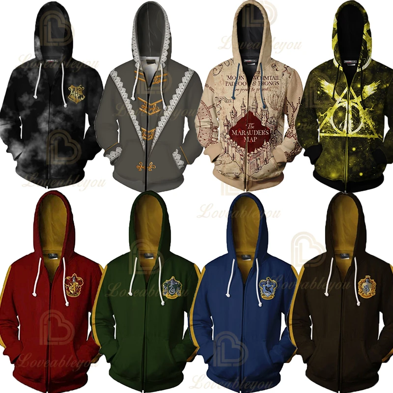 Толстовка с капюшоном для мужчин и женщин свитшот надписью Deathly hthe модная