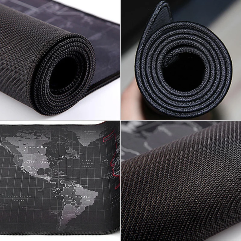 9040cm extra large natural rubber anti slip mouse pad mat world map keyboard pad for pc laptop computers gamer gaming mousepad free global shipping
