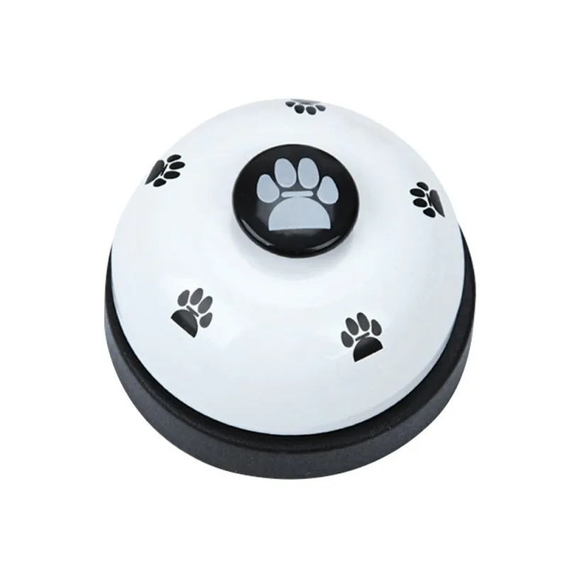 Pet Call Bell Dog Ball-Shape Paws Printed Meal Feeding Educational Toy Puppy Interactive Training Tool Supply |