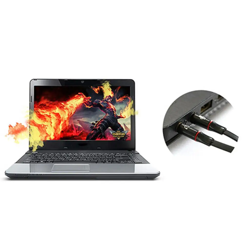 

3.5mm AUX Audio Mic Splitter Cable Earphone Headphone Adapter Female to 2 Male Headphone Cable Accessories