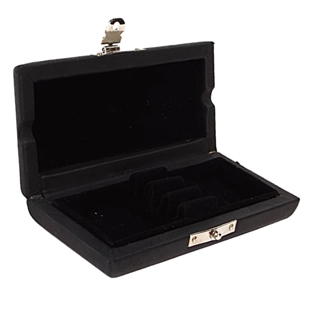 3x Oboe Reeds Чехол-держатель из искусственной кожи и дерева для деревянных ветровых