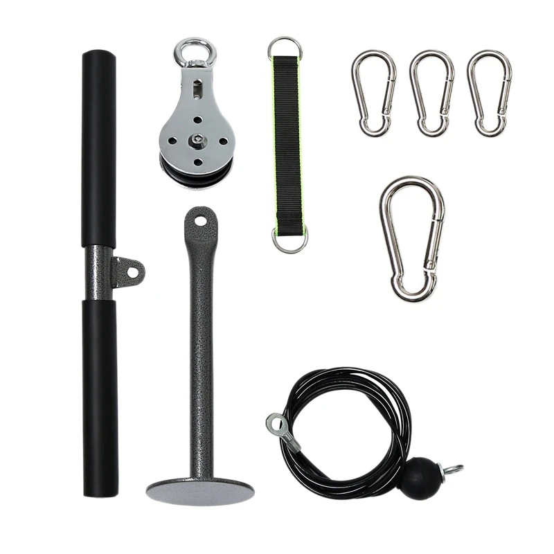 

Pulley System Gym, Fitness and Lift Pulley System for Muscle Strength, Exercise Equipment for Pull Downs
