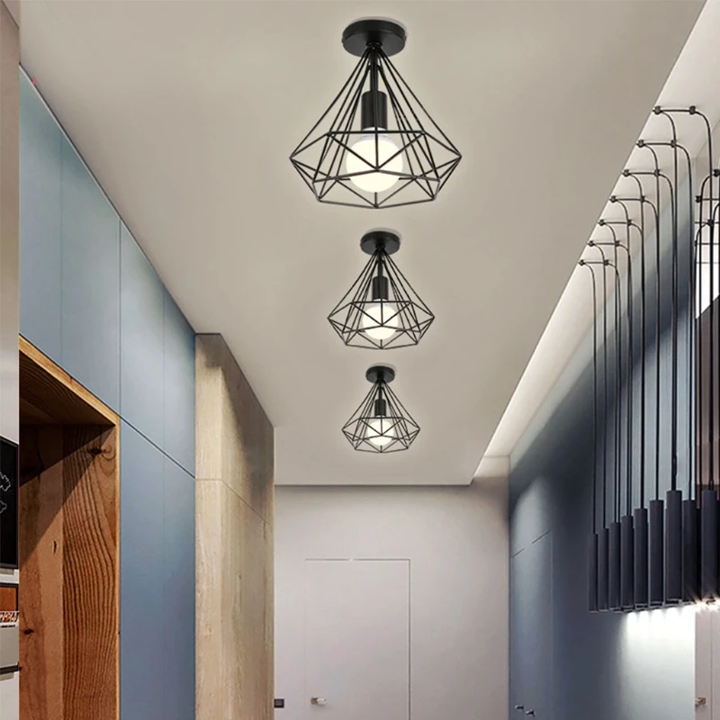 Фермерский подвесной светильник черный потолочный для спальни кухни острова