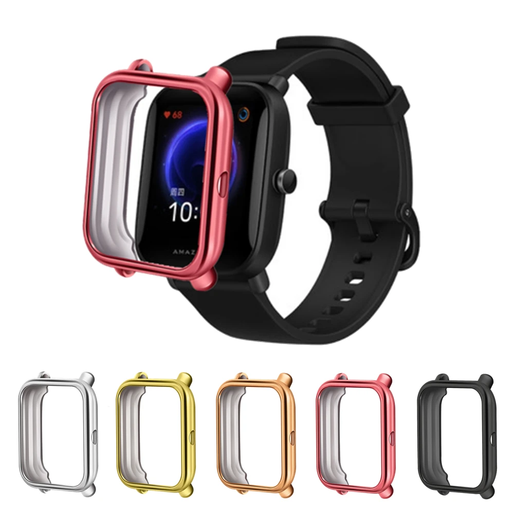 Защитный чехол из ТПУ Для Xiaomi Huami Amazfit Bip U Pro / Lite GTS 2 Mini | Электроника