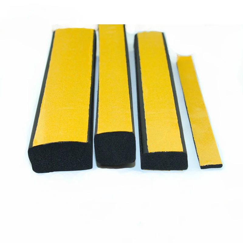 

5M 2 3 5 10mm Thickness 10 15 20 25 30 40mm Width EPDM Self Adhesive Foam Sealing Tape Strip EPDM Foaming Square Strip