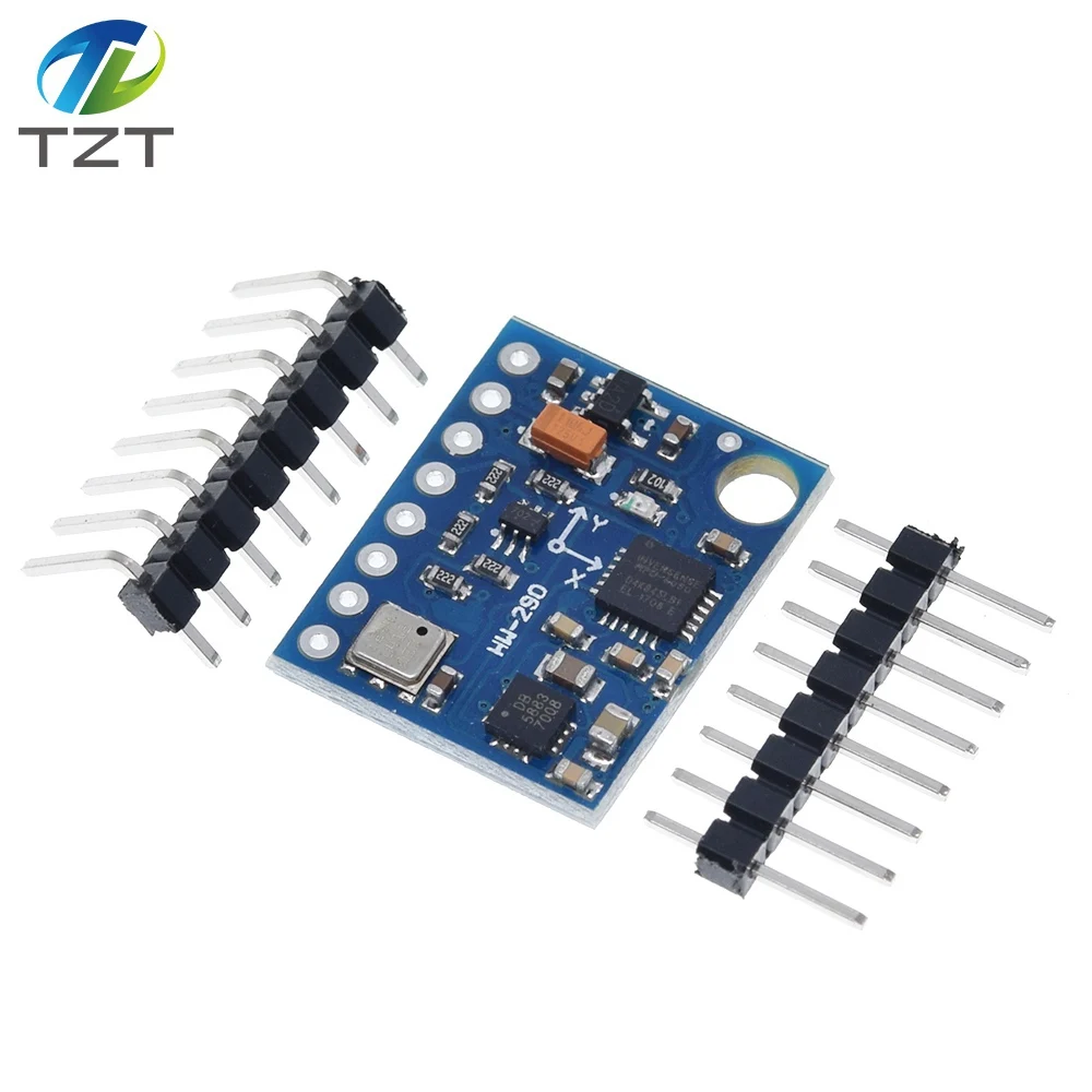 GY-87 I2C/IIC 10DOF MPU6050 HMC5883L BMP180 модуль сенсорной платы GY87 для Arduino 5 в встроенные фильтры